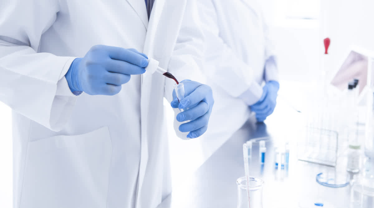 Blutanalyse im Labor